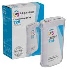 LD Remanufactured F9J67A 728 Cyan Ink for HP