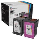 2-Pack of HP 61XL & 61XL Remanufactured Ink Cartridges
