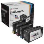 LD Compatible Set of 4 Ink Cartridges for HP 932XL