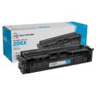 Compatible HP 206X Cyan Toner Cartridge W2111X