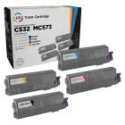 Compatible C532 HY Set of 4 Laser Toner Cartridges for the Okidata Printer