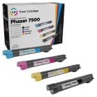 Remanufactured Xerox Phaser 7500 (Bk, C, M, Y) Set of 4 HC Toners