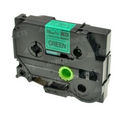 OEM Brother TZe741 Black on Green Tape