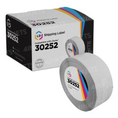 Compatible Tape Dymo 30252 Black on White for your Dymo Label Printer - 1.1 x 3.5 ft 