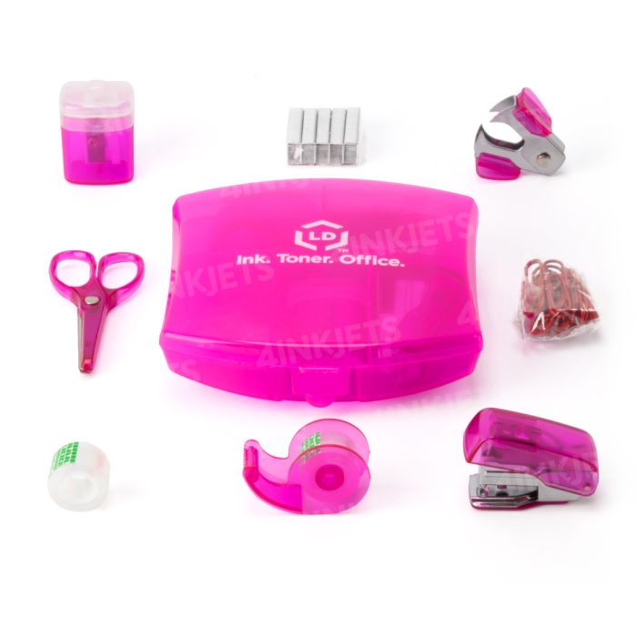 LD Pink Mini Office Supply Kit