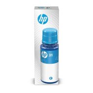 OEM HP 31 70-ml Cyan Ink Bottle, 1VU26AN