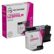 Compatible Brother LC501XLM High Yield Magenta Ink Cartridge