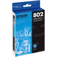 Original Epson T802220 (802) Cyan Ink Cartridge