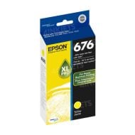 Original Epson 676XL Yellow Ink Cartridge