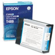 Original Epson T489011 Cyan Ink Cartridge