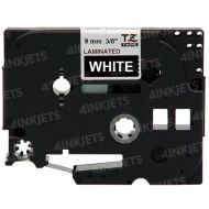 OEM Brother TZe325 White on Black Tape