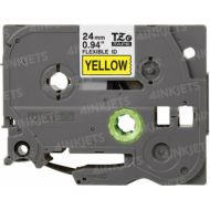 OEM Brother TZeFX651 Black on Yellow Tape