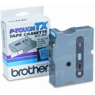 OEM Brother TX-5511 1" Black on Blue Label Tape