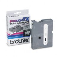 OEM Brother TX1351 1/2" White on Clear Tape