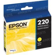 Original Epson 220 Yellow Ink Cartridge