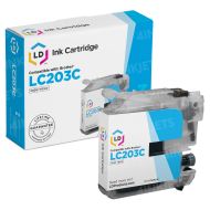 Compatible Brother LC203C HY Cyan Ink Cartridge