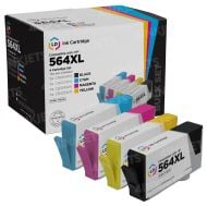 LD Compatible Set of 4 Ink Cartridges for HP 564XL