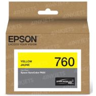 Original Epson T760420 Yellow Ink Cartridge