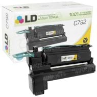 Remanufactured Lexmark C792 Extra High Yield Yellow Toner