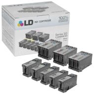 Compatible Set of 8 Replacements for Dell Series 22 Black & Color Ink