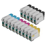 Remanufactured T069 14 Piece Set of Ink for Epson