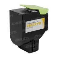 Compatible 78C1XY0 Extra HY Yellow Toner for Lexmark