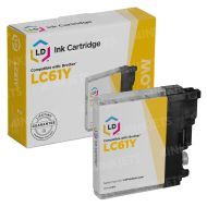 Compatible LC61Y Yellow Ink for Brother