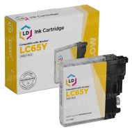 Compatible LC65Y High Yield Yellow Ink for Brother