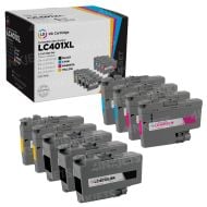 Compatible LC401XL 9 Piece Set of Ink Cartridges for Brother