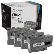 Compatible LC404 4 Piece Set of Ink Cartridges for Brother
