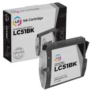 Compatible LC51Bk Black Ink for Brother