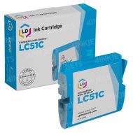 Compatible LC51C Cyan Ink for Brother