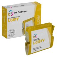 Compatible LC51Y Yellow Ink for Brother