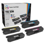 Set of 4 Brother Compatible TN336 Toners: BCMY