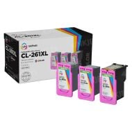 LD InkPods™ Replacements for Canon CL-261XL Ink Cartridge (Tri-Color, 3-Pack with OEM printhead)