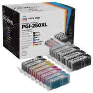 Canon PGI-250XL & CLI-251XL Compatible Ink Set of 13 for iP8720, MG6320, and MG7120