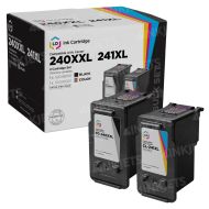 2-Pack of Canon PG-240XXL & CL-241XL Remanufactured Ink Cartridges