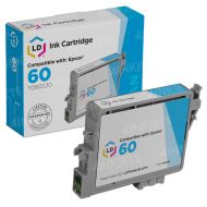 Remanufactured 60 Cyan Ink Cartridge for Epson