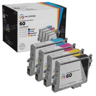 Remanufactured T060 4 Piece Set of Ink for Epson