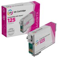 Remanufactured 125 Magenta Ink Cartridge for Epson
