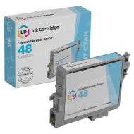 Remanufactured 48 Light Cyan Ink Cartridge for Epson