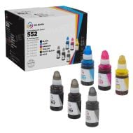 Compatible 6 Piece Set of Ink Cartridges for Epson T552