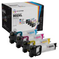 Remanufactured T902XL 4 Piece Set of Ink for Epson