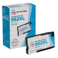 LD Remanufactured 3JA00AN 962XL High Yield Cyan Ink for HP