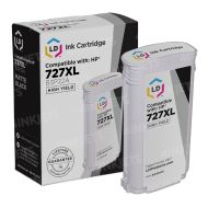 LD Remanufactured B3P22A 727XL High Yield Matte Black Ink for HP