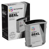 LD Remanufactured C9396AN / 88XL HY Black Ink for HP