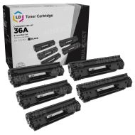 LD Compatible Black Toners for HP 36A (HP CB436A)