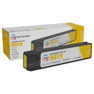 LD Remanufactured L0R11A 981X High Yield Yellow Ink for HP