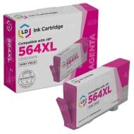 LD Compatible CB324WN / 564XL High Yield Magenta Ink for HP