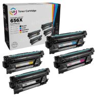 Compatible Replacement Cartridges for HP, 656X (Bk, C, M, Y) HY Toner Set